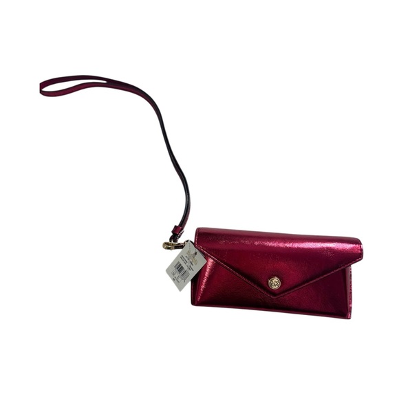 Michael Kors Jet Set Sunglass Case With Lanyard - Crimson Red NWT - Picture 6 of 6